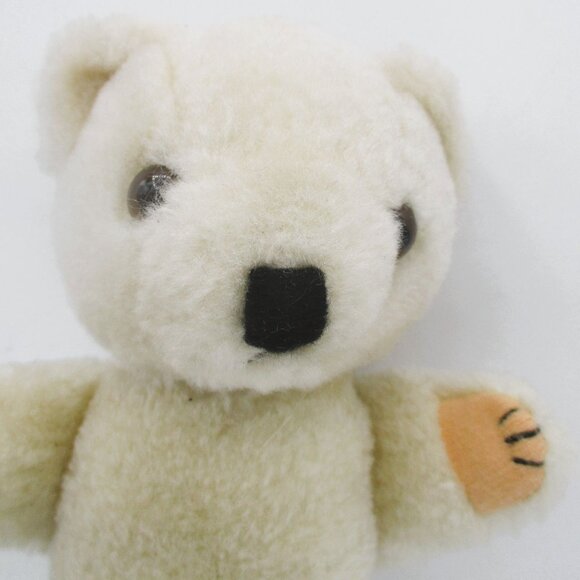 Vintage 1980 Mary Meyer Cream Teddy Bear With Jointed Limbs & Embroidered Detail - Picture 4 of 5